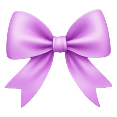 Bow in pinky violet color sticker