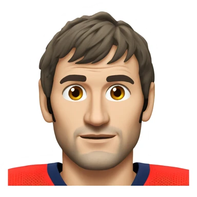 Alexander Ovechkin Realistic seriously face sticker