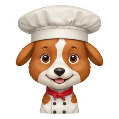 chef red dog sticker