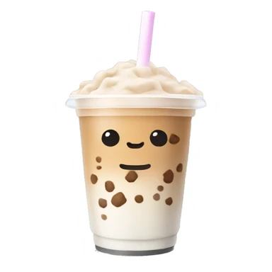 Boba milk tea sticker