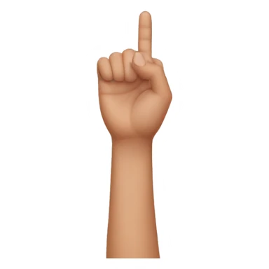 finger direction sticker