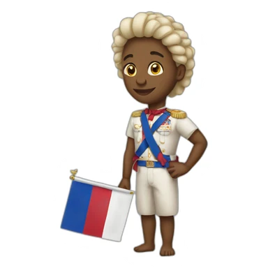 INDEPENDANCE + HAITI sticker