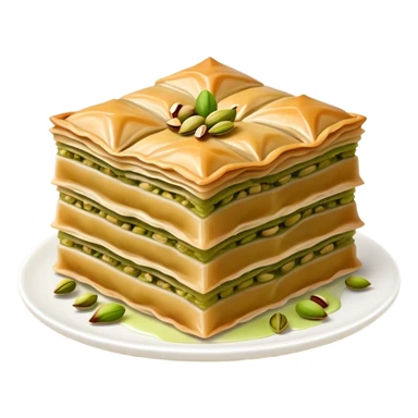 Turkish Food a  name is “Soğuk Baklava” sticker