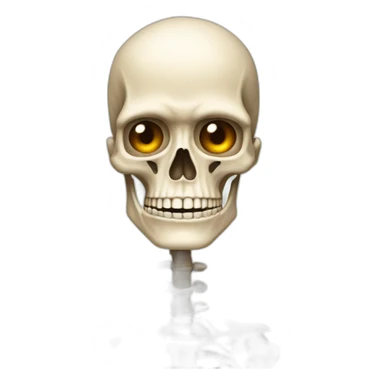 It shows his bones very skinny sticker