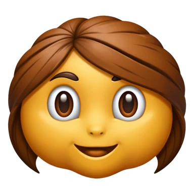 Crie um emoji de laço marrom sticker