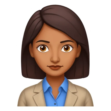 Mean and snarky Indian woman who is a product manager at a Gen AI company sticker