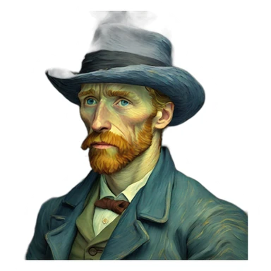 Vincent Van Gogh art sticker