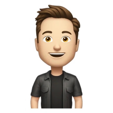 Elon Musk qui joue au jeu vidéo sticker