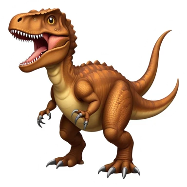 Tyrannosaurus Rex dinosaur with small arms and big teeth sticker