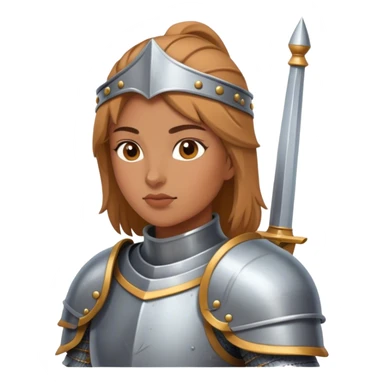 Female Knight sticker