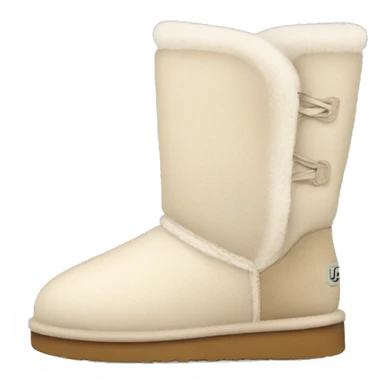 Cream Ugg shoes sticker
