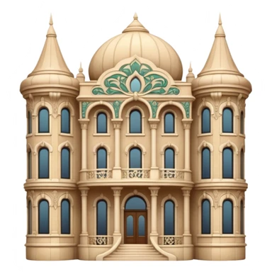 art nouveau palace sticker