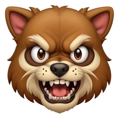 Very angry dog  sticker