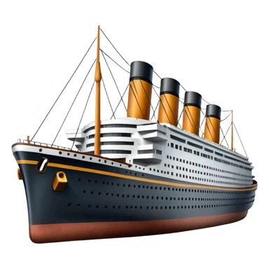 Titanic ship sticker