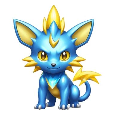  Shiny Sparkly Electric Cool Epic Shinx-Manectric-Fakémon-creature sticker