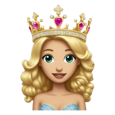 Miss Universe crown sticker
