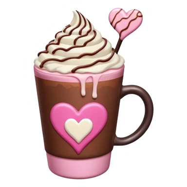 Pink mocha aesthetic  no use face sticker