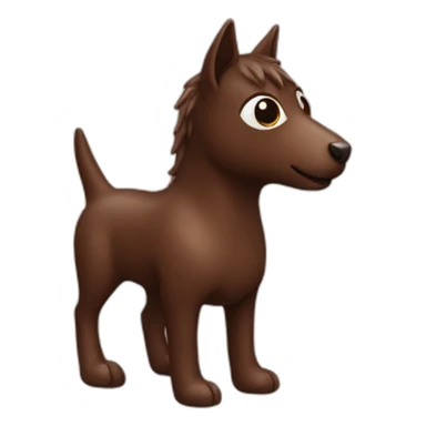 kelpie chocolate sticker
