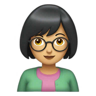 lesbian louise belcher sticker