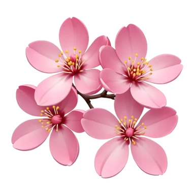 sakura blossom cluster sticker