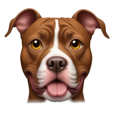 Red nose pitbull sticker