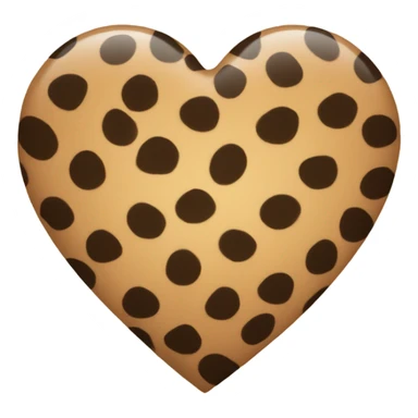 Cheetah Print Heart sticker