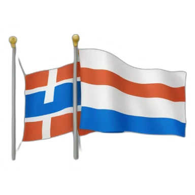 flag of Ingria and Finland sticker