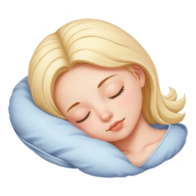 Chica dormida sticker