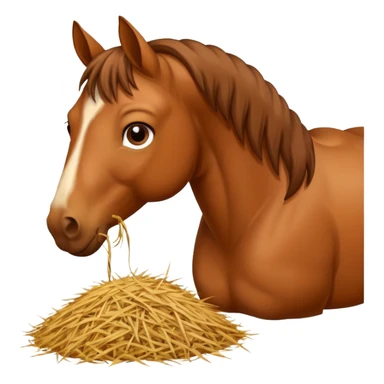 horse hay sticker