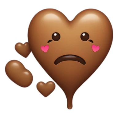 Poop plus heart sticker