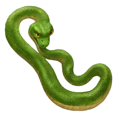 J vais que tu me donne un lettre S avec serpent sticker