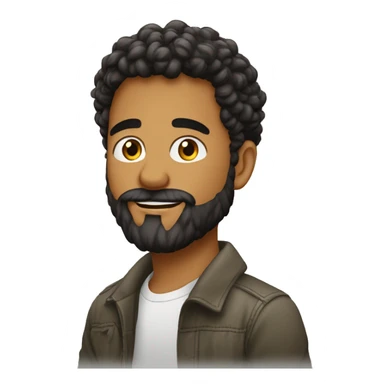 JOVEM NARIGUDO E BARBA baixa cabelo baixo nas laterais sticker