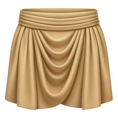 beige waist cloth sticker