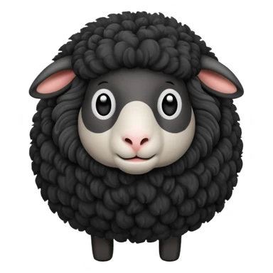 Black sheep sticker