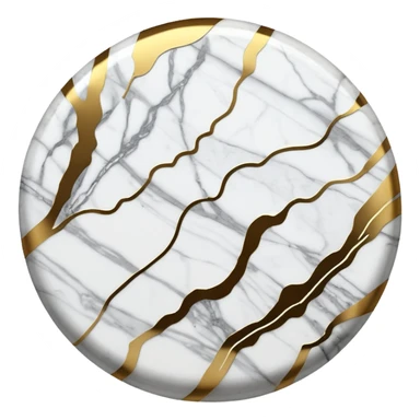 White marble with gold streaks  sticker