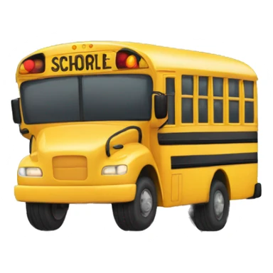 No symbol on top of a school bus sticker
