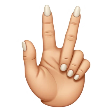 Orta parmak. ile nah çekmek  sticker