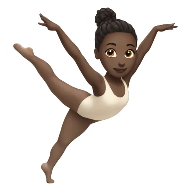 Gymnastic white skin sticker