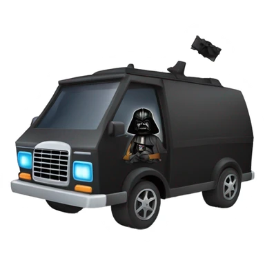 Cardcraft Real 3d Darth Vader and Scooby Doo’s mystery van sticker