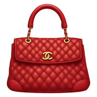 Red Chanel handbag sticker