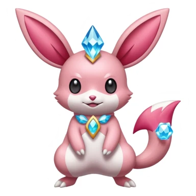 Minccino-Victini-Diancie-fusion sticker