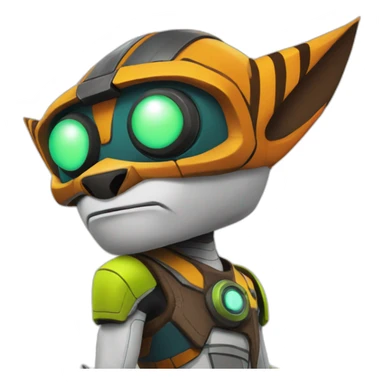Ratchet and clank sticker