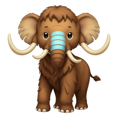 baby mammoth sticker