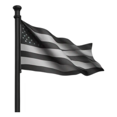 Gay flag black and white sticker