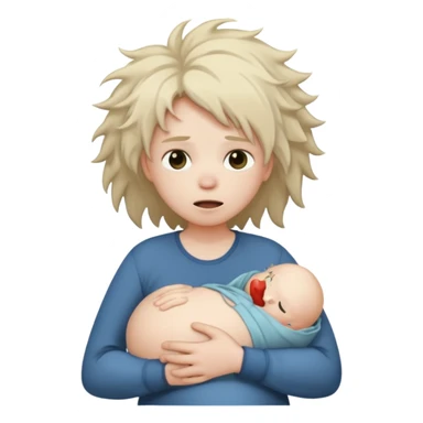 Person doing diarrhea  sticker