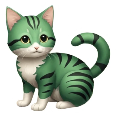 Нарисуй эмодзи для канала Юморкишас.Это веселый забавный рыжий кот с зелеными глазами, глаза и него веселые и озорные sticker