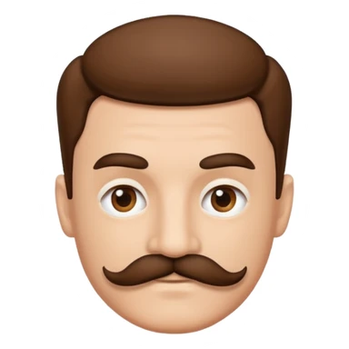 picture 2 with another style of mustache sticker