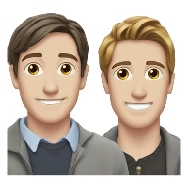 James and Oliver phelps sticker
