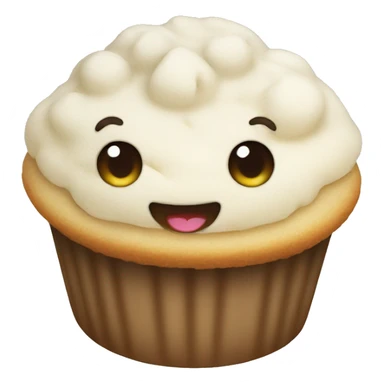 white muffin sticker