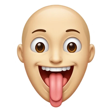 longer tongue  sticker